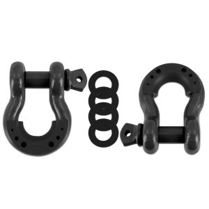 Borne Off-Road Borne D-Ring Shackle Set Black