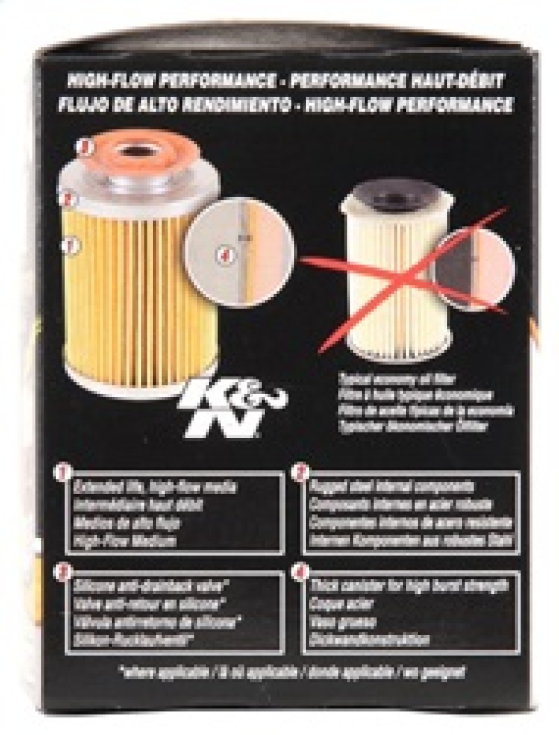 K&N 03-09 Scion tC / 00-05 Celica GT/GT-S Performance Gold Oil Filter - Image 10