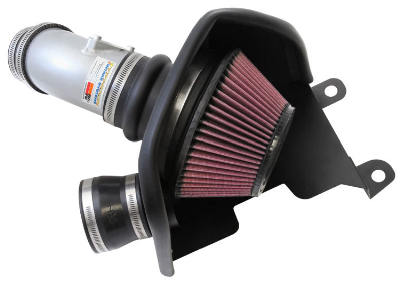 K&N 12 Honda Civic Si 2.4L L4 Silver Typhoon Intake - Image 2