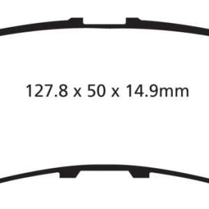 EBC 11-13 Infiniti QX56 5.6 Yellowstuff Rear Brake Pads