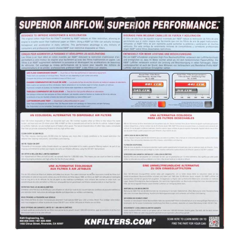 K&N Universal Round Air Filter 9in OD / 7-1/2in ID / 4in Height - Image 9