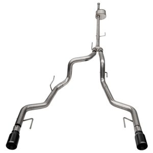 Corsa 2022-2025 Ford F-150 SuperCrew/5.5ft Bed 5.0L V8 Xtreme Cat-Back Dual Rear Exit-Black PVD