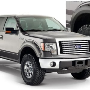 Bushwacker 09-14 Ford F-150 Styleside Pocket Style Flares 4pc 67.0/78.8/97.4in Bed - Black