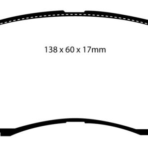 EBC 98-02 Subaru Forester 2.5 Yellowstuff Front Brake Pads