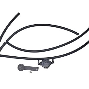 J&L 16-24 Nissan Titan 5.6L Passenger Side Oil Separator 3.0 - Black Anodized