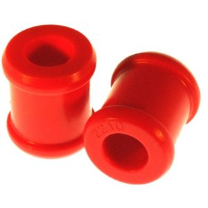 Energy Suspension Universal Red Shock Bushing Set - Fits Std Straight Eyes 3/4in ID x 1-1/16in OD