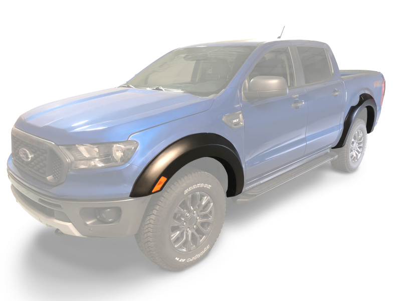 Bushwacker 2019 Ford Ranger Supercrew Extend-A-Fender Style Flares 4pc - Black - Image 5