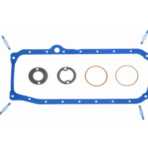 Fel-Pro 85-86 Chevy C10 Engine Oil Pan Gasket Set - PermaDry Molded Rubber Oil Pan SnapUps Included