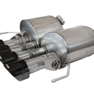 Corsa 2014-2019 Chevrolet Corvette C7 6.2L 2.75in Xtreme Valve-Back w/ Dual NPP & Quad Black Tips