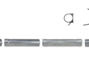 Diamond Eye KIT 5in Catback MFLR RPLCMENT PIPE Single AL: 2004.5-2007.5 DODGE CUMMINS 600
