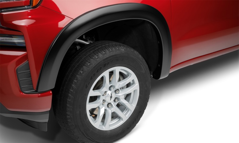 Bushwacker 19-21 Chevrolet Silverado 1500 OE-Style 4PC Fender Flares Black Smooth - Image 2
