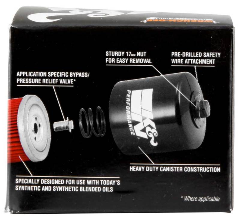 K&N Yamaha / Kymco 2.813in OD x 2.469in H Oil Filter - Image 10