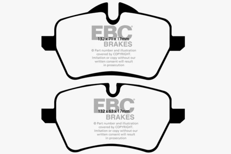 EBC 2007-2014 Mini Cooper S Hardtop (R56) 1.6L Turbo Bluestuff Front Brake Pads - Image 5