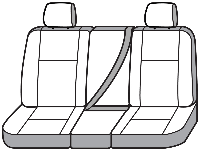Covercraft 19-24 Chevrolet Silverado Polycotton SeatSaver Custom Front Row Seat Covers - Charcoal - Image 5