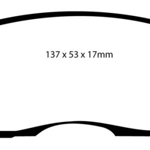 EBC 99-01 Infiniti G20 2.0 Yellowstuff Front Brake Pads