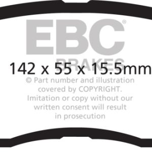 EBC 12+ Mazda CX-5 2 Greenstuff Front Brake Pads