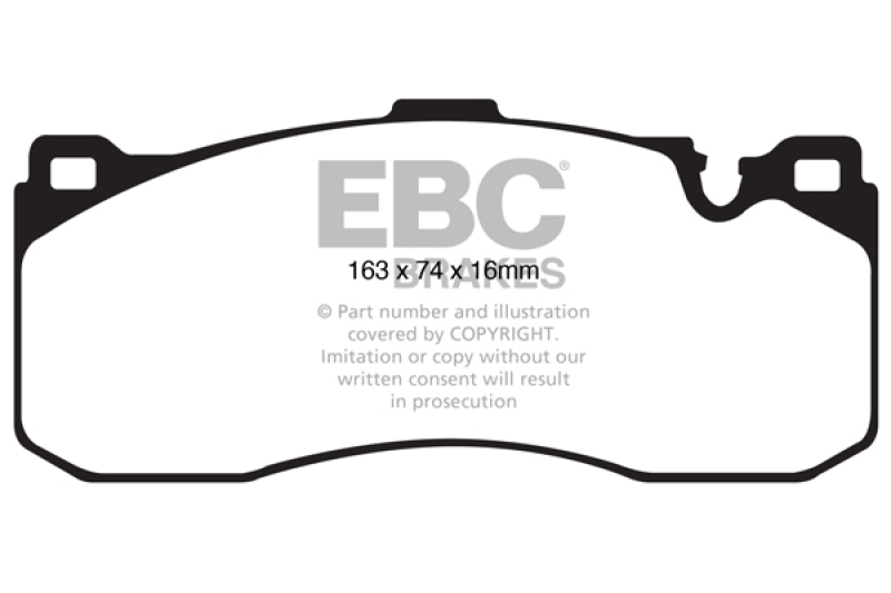 EBC 08-10 BMW 135 3.0 Twin Turbo Bluestuff Front Brake Pads - Image 3