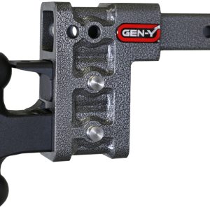 Gen-Y Mega Duty 2in Shank 5in Drop 2K TW 16K Hitch w/GH-051 Dual-Ball/GH-032 Pintle Lock