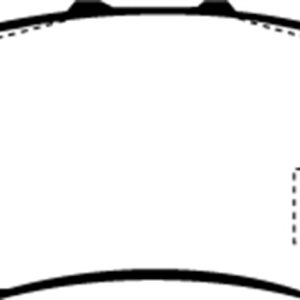 EBC 01-03 Acura CL 3.2 Greenstuff Rear Brake Pads