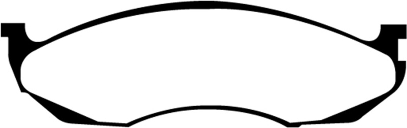 EBC 90-91 Jeep Cherokee 2.5 4WD Yellowstuff Front Brake Pads - Image 2