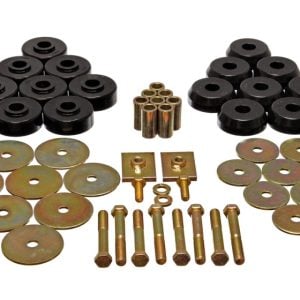 Energy Suspension Body Mount Set Exc. Convertible - Black