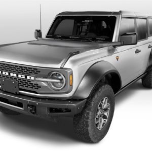 Bushwacker 2021+ Ford Bronco 4-Door Extend-A-Flares 4pc - Black