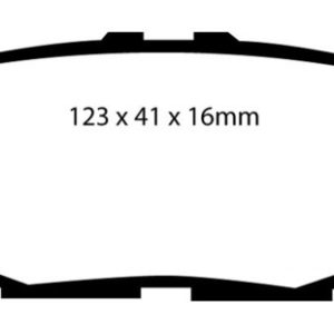 EBC 93-94 Lexus LS400 4.0 Redstuff Rear Brake Pads