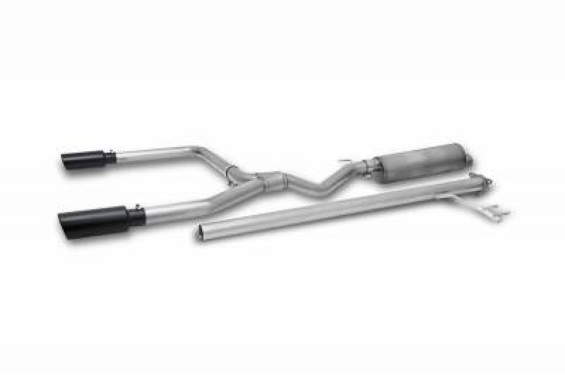 Gibson 17-20 Honda Ridgeline 3.5L Black Elite Dual Split Cat-Back Exhaust - Stainless - Image 2