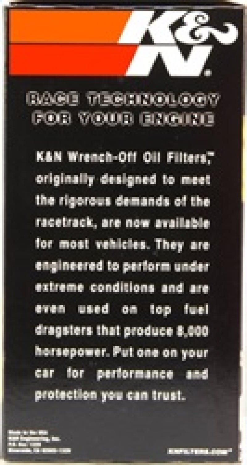 K&N Oil Filter OIL FILTER; AUTOMOTIVE - Image 10
