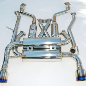 Invidia 07+ Infiniti G37 Coupe Gemini Single Layer Titanium Tip Cat-back Exhaust