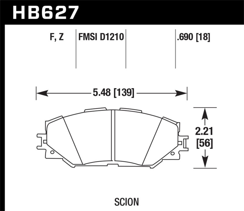 Hawk Performance Ceramic Street Brake Pads - Image 5
