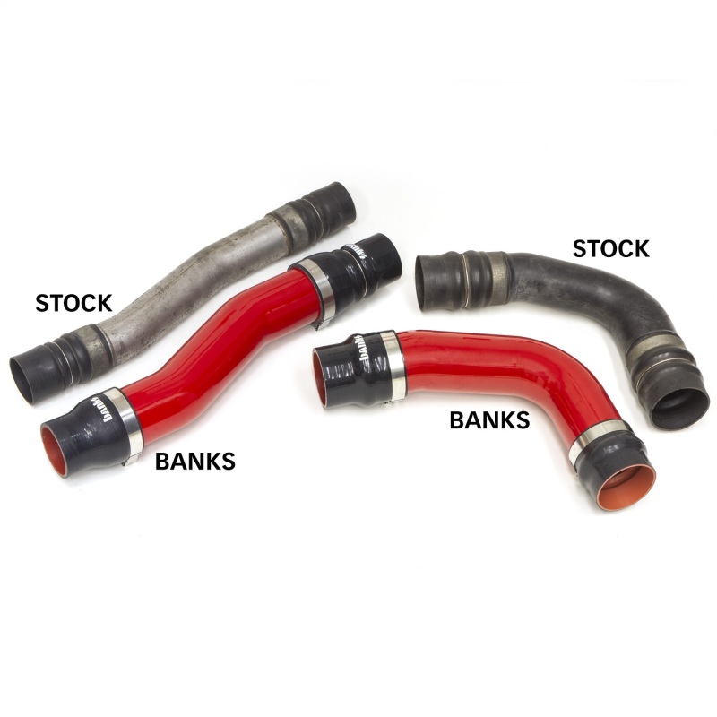 Banks Power 10-12 Ram 6.7L Diesel OEM Replacement Cold Boost Tubes - Red - Image 3