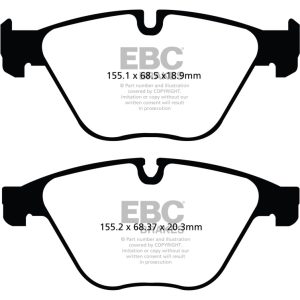 EBC 10+ BMW 535i 3.0 Turbo (F10) Yellowstuff Front Brake Pads