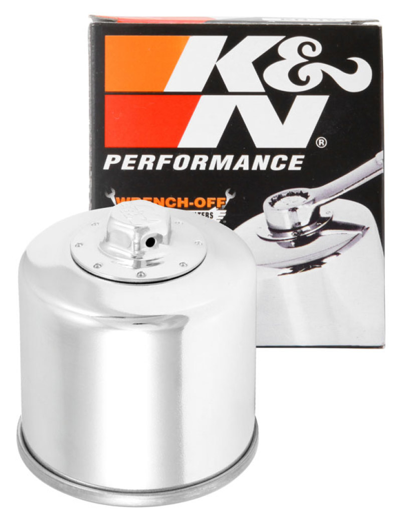 K&N Honda / Kawasaki / Arctic Cat / Suzuki / Triumph / Yamaha 2.688in OD x 2.969in H Oil Filter - Image 4