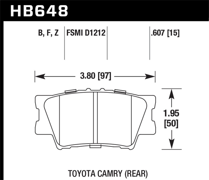 Hawk Performance Ceramic Street Brake Pads - Image 2