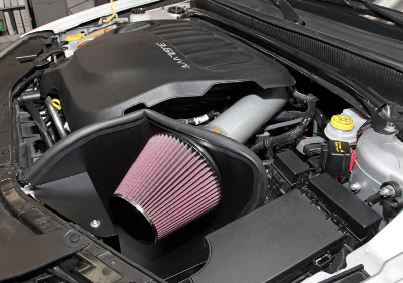 K&N 11-13 Dodge Avenger 3.6L V6 Silver Typhoon Intake - Image 6