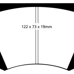 EBC 64-66 Ac Cobra 7.0 Yellowstuff Front Brake Pads