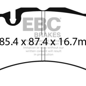 EBC 2014+ Volvo S60 Polestar/V60 Polestar 3.0T Yellowstuff Front Brake Pads