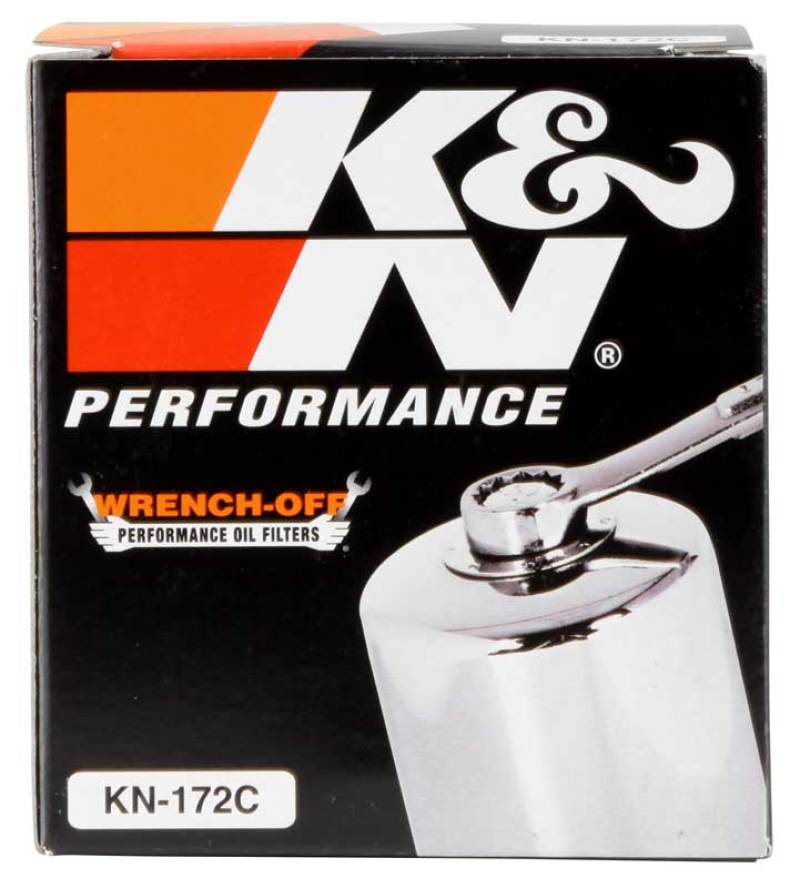 K&N Oil Filter Powersports Canister Chrome - Image 5