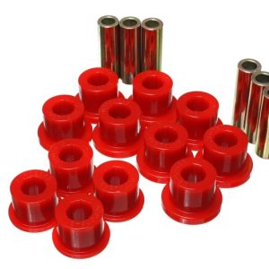 Energy Suspension 05-14 Toyota Tacoma Rear Leaf Spring Bushings - Red