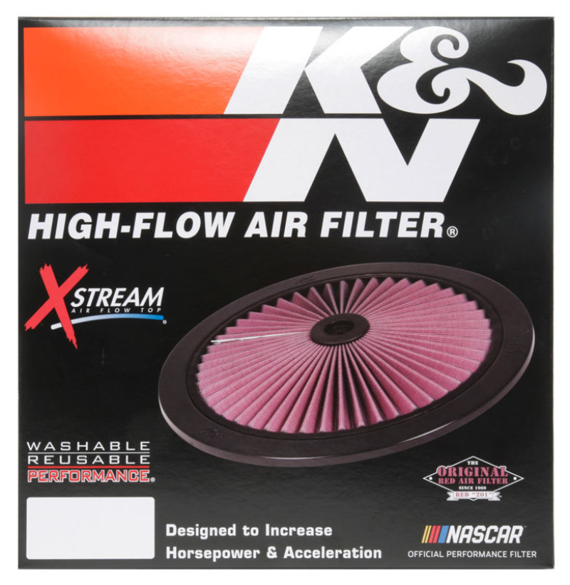 K&N X-Stream Top Filter Only 11in - Black - Image 9