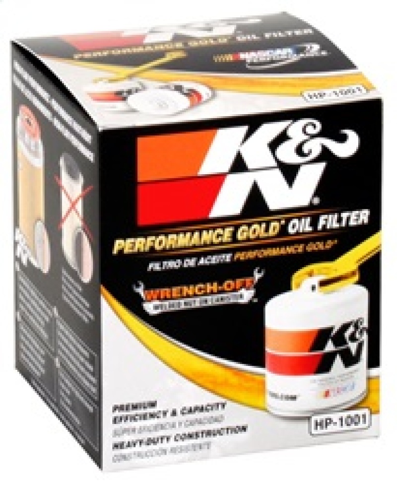 K&N Chevy / Pontiac / GMC / Buick Performance Gold Oil Filter - Image 7