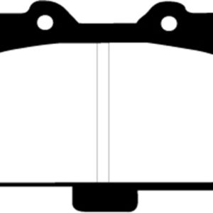 EBC 98-03 Nissan Skyline (R34) 2.5 GT (200) Greenstuff Front Brake Pads