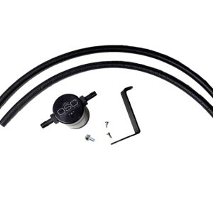 J&L 16-24 Infiniti Q50/Q60 3.0T Oil Separator 3.0 Driver Side - Black Anodized