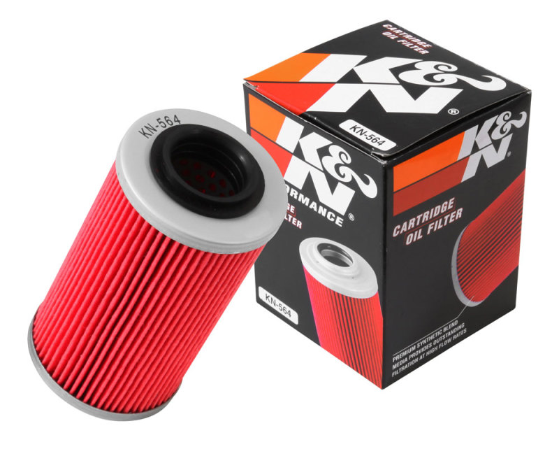 K&N Can/AM Spyder RT 998/ Buell 1125R -2.2219in OD x 0.969in ID x 3.813in H Oil Filter - Image 4