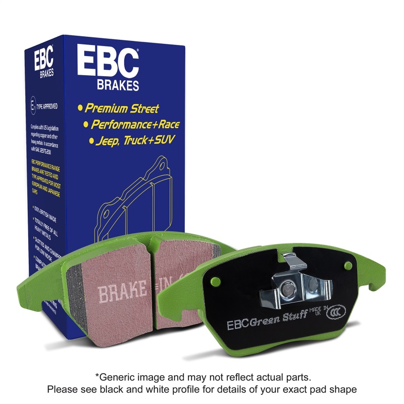 EBC 2023+ Ford Bronco 2.7TT Greenstuff Rear Brake Pads - Image 3
