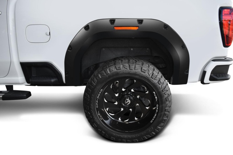 Bushwacker 20-21 GMC Sierra 2500/2500HD/3500HD (Excl. Dually) Pocket Style 4pc Flares - Blk - Image 9