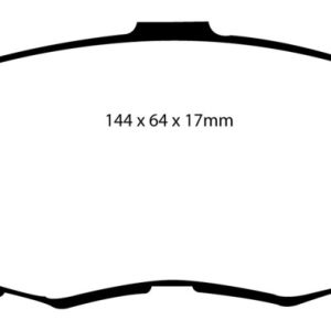EBC 93-97 Lexus GS300 3.0 Redstuff Front Brake Pads