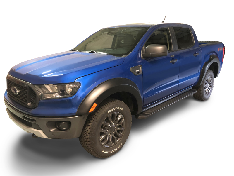Bushwacker 2019 Ford Ranger Supercrew Extend-A-Fender Style Flares 4pc - Black - Image 4