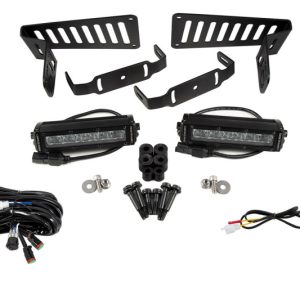 Diode Dynamics 18-21 Jeep JL Wrangler/Gladiator SS6 Cowl LED Bracket Kit - White Driving